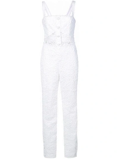 Shop Alexis Govada Jumpsuit In White