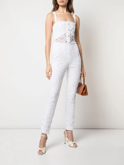 Shop Alexis Govada Jumpsuit In White