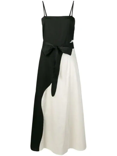 Shop Mara Hoffman Monochrome Evening Dress - Black