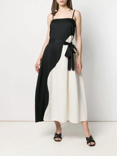 Shop Mara Hoffman Monochrome Evening Dress - Black