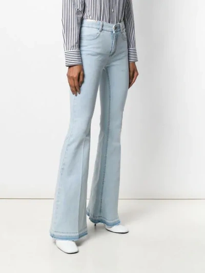 Shop Stella Mccartney Slim Flared Jeans In Blue