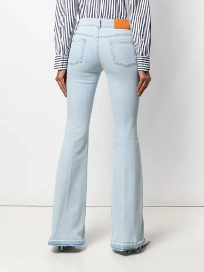 Shop Stella Mccartney Slim Flared Jeans In Blue