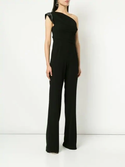 Shop Rachel Gilbert Sachi Jumpsuit In Black