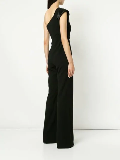 Shop Rachel Gilbert Sachi Jumpsuit In Black