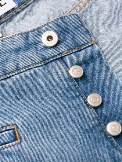Shop Loewe Cropped Jeans In Blue