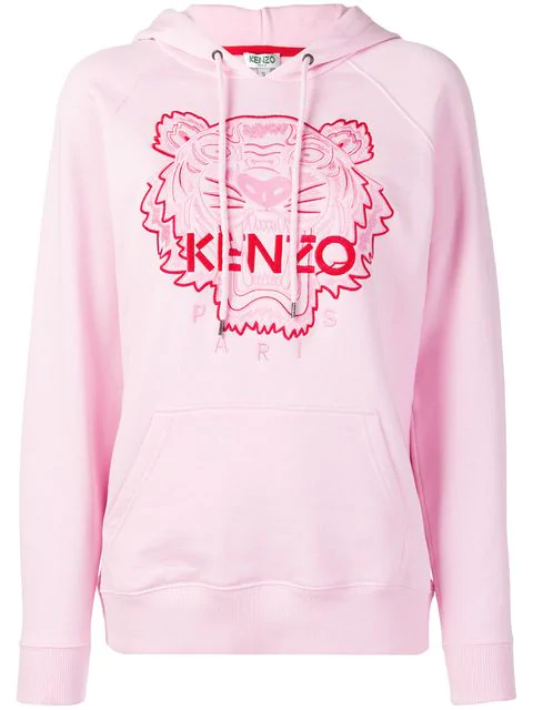 Kenzo Tiger Logo Stretch-cotton Hoodie 