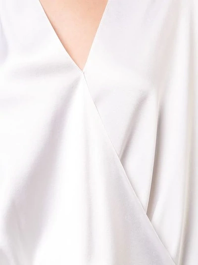 Shop A.l.c Metallic Blouse In White