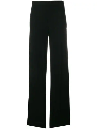 Shop Neil Barrett Tailored Flare Trousers In Black