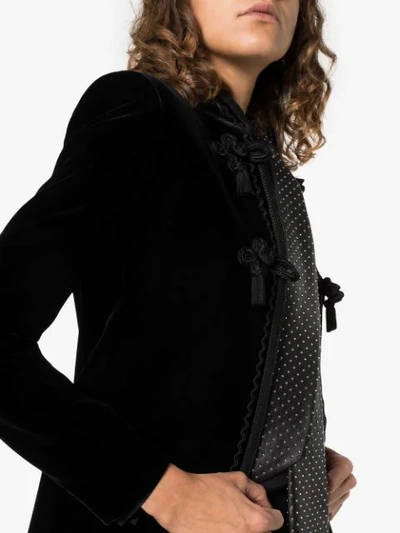 embroidered long jacket