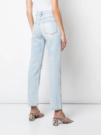 Shop Reformation Cynthia Relaxed Jeans In Blue