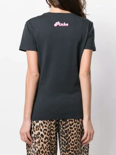 Shop Pinko Summer Loving T-shirt - Black