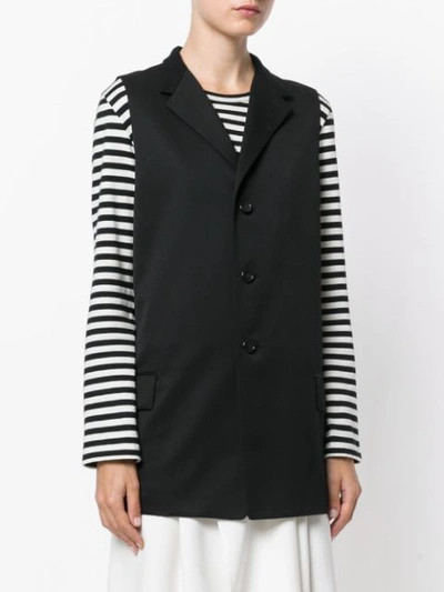 Shop Y's Tailored Waistcoat In Black