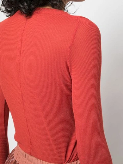 Shop Rick Owens Langes Stricktop - Rot In Red