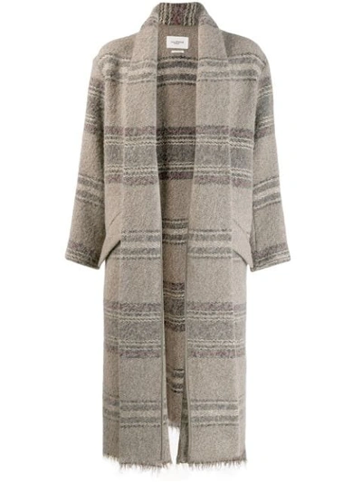 Shop Isabel Marant Étoile Faby Coat In Brown