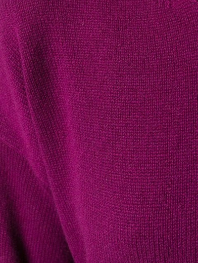 Shop Roberto Collina Oversized Sweater - Purple