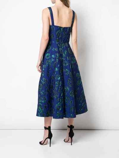 Shop Jason Wu Collection Embroidered Cocktail Dress In Purple