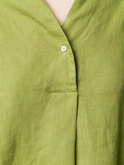 Shop Aspesi Boxy-fit Blouse - Green