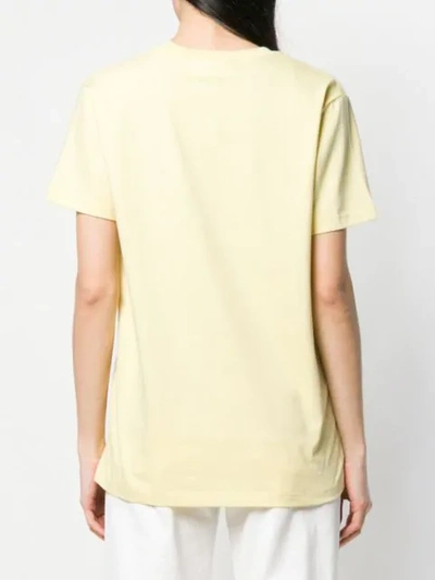 Shop Courrèges Logo T In Yellow