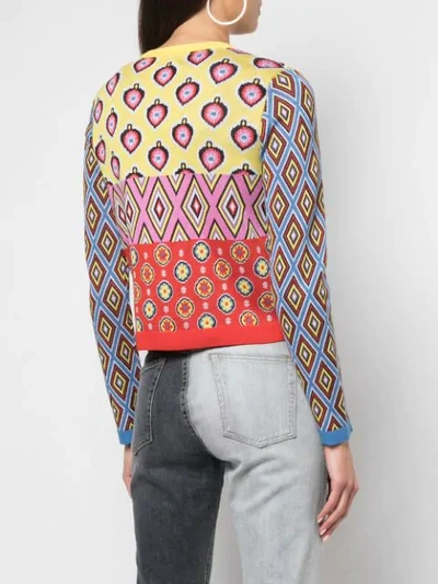Shop Alice And Olivia Ruthy Cardigan In Multi