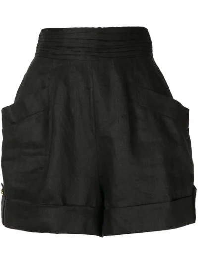 Shop Aje Karoline Shorts In Black