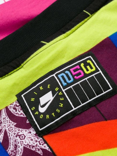 Shop Nike Colourblock Perforated T-shirt - Black
