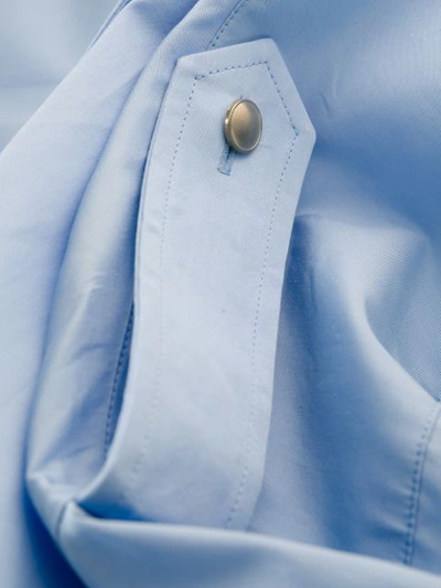 Shop Prada Chest Pockets Shirt - Blue
