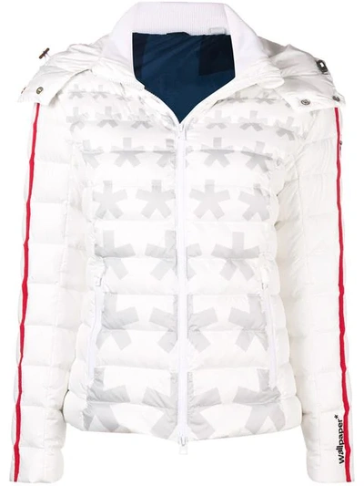 Shop Rossignol Carolina Asterix Padded Jacket In White