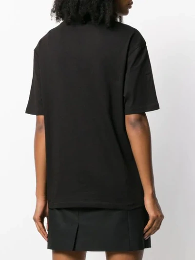 Shop Mcq By Alexander Mcqueen Blazing Force T-shirt In 1000 Darkest Black