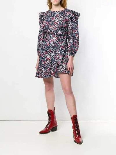 Shop Isabel Marant Étoile Telicia Dress In Blue