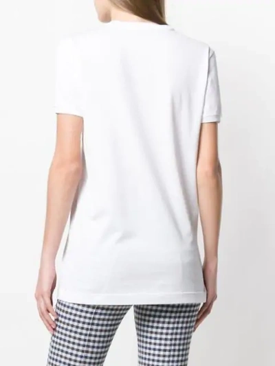 Shop Dolce & Gabbana Graphic Print T-shirt In White