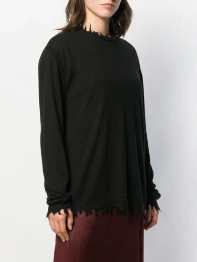 Shop Uma Wang Loose-fit Cashmere Jumper In Black
