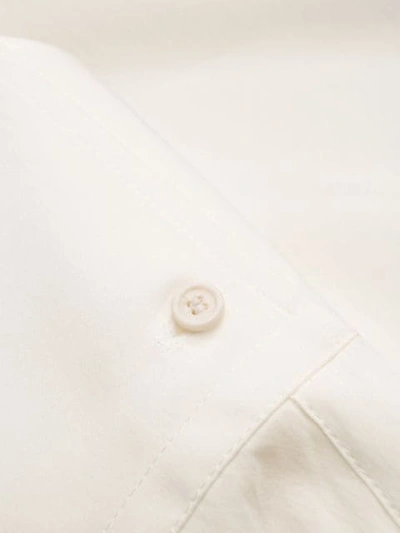 Shop Brunello Cucinelli Chain Bib Shirt In White