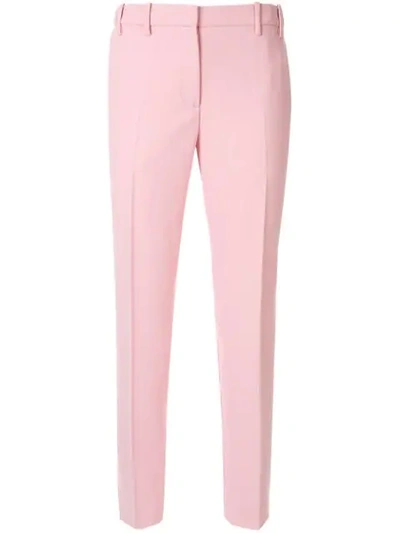 Shop N°21 Tapered Tailored Trousers In Pink