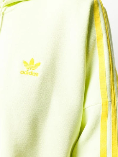 Shop Adidas Originals Trefoil Hoodie In Iceyel
