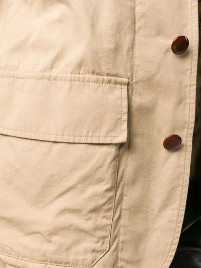 Shop Aspesi Two Pocket Workwear Jacket In Neutrals