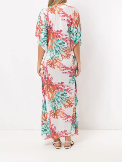 Shop Brigitte Printed Beach Dress In Multicolour