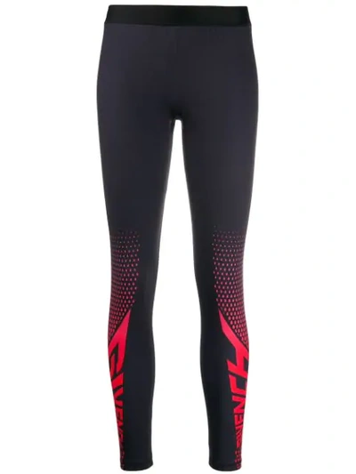 Shop Givenchy Two Tone Leggings In Black