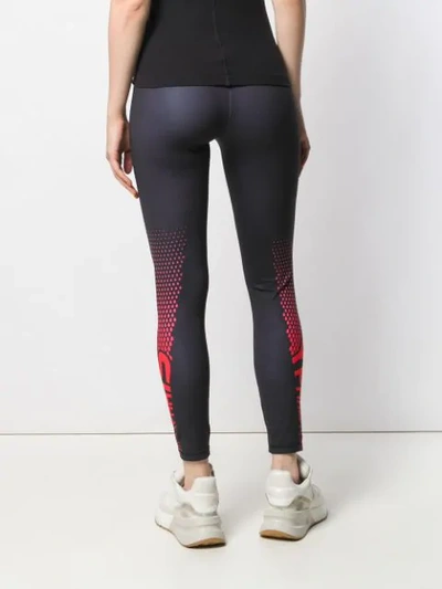 Shop Givenchy Two Tone Leggings In Black