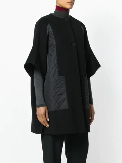 Shop I'm Isola Marras Colour-block Cardi-coat - Black