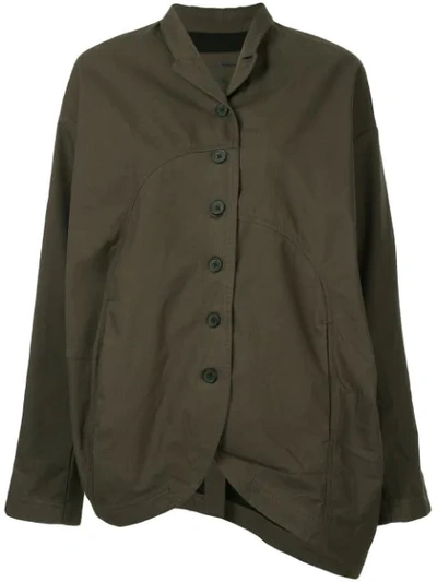 Shop Rundholz Black Label Loose Fitted Jacket - Green