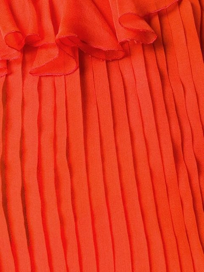 Shop Rochas Maxi Dress In Orange