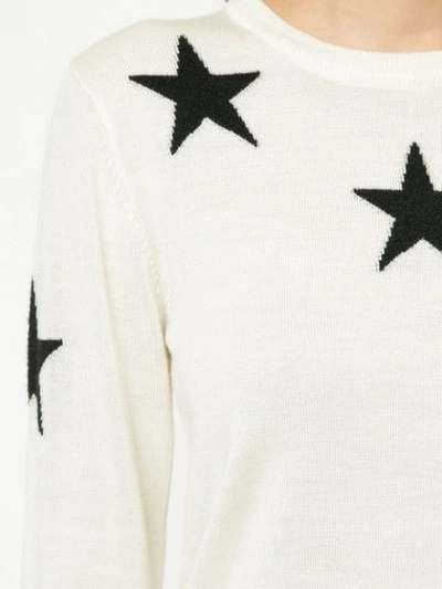 Shop Guild Prime Star Patterned Sweater In White