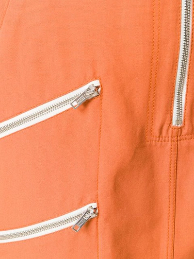 zipped pencil skirt