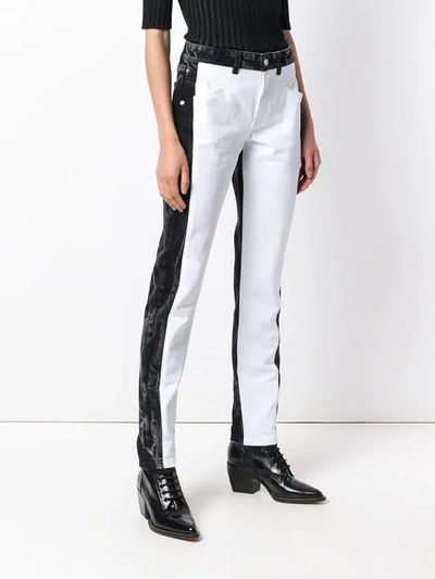 Shop Givenchy High Waisted Straight Jeans In Black