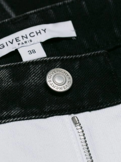 Shop Givenchy High Waisted Straight Jeans In Black