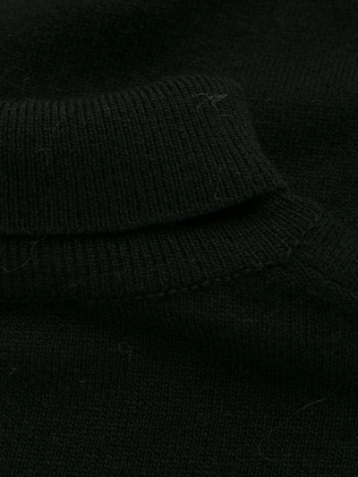 Shop Alexander Mcqueen Knitted Polo Top In Black