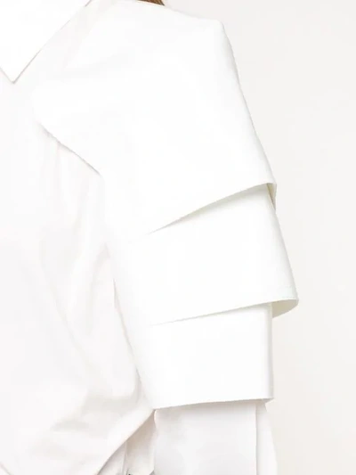 Shop Vera Wang Tailored Shirt In White