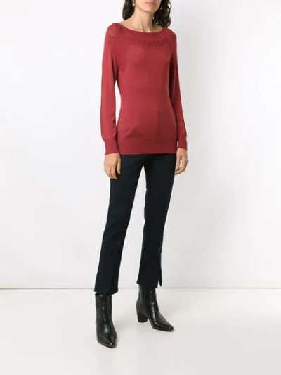 Shop Alcaçuz Jandira Top In Red