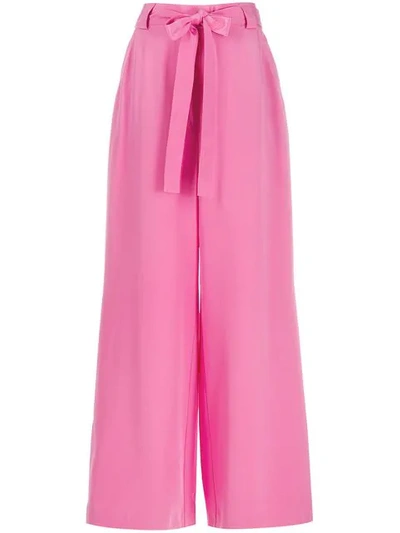 Shop Etro Hose Mit Taillengürtel - Rosa In Pink