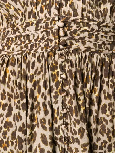 Shop Andamane Leopard Print Short Dress In Neutrals
